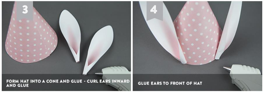 Chỉ với giấy màu, mẹ làm ngay mũ thỏ Bunny xinh xắn cho bé đi chơi trung thu