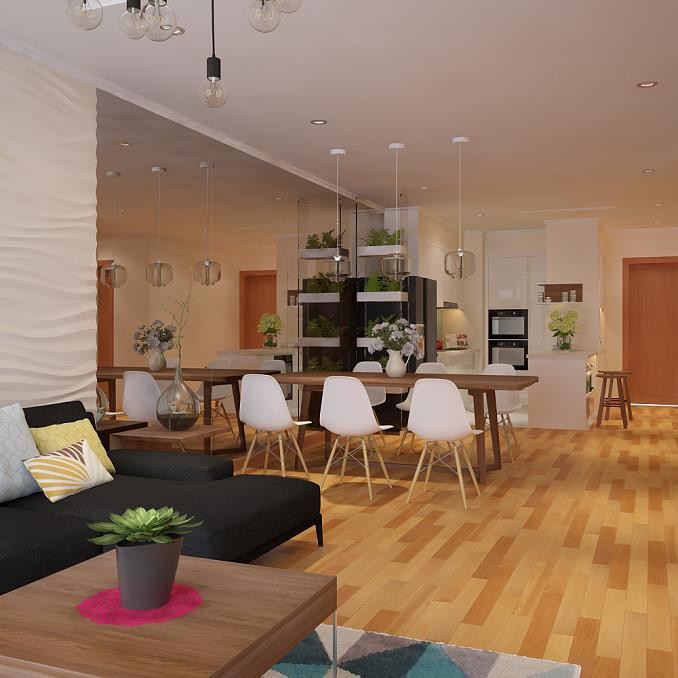 Đã mắt với căn nhà 120m2 mang đậm phong cách Bắc Âu tại Hà Nội