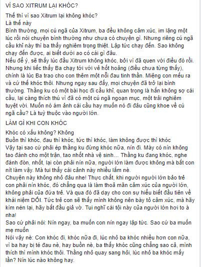 Nhạc sỹ Nguyễn Hải Phong chia sẻ cách ứng xử của bố mẹ khi con bị ngã