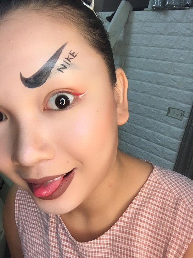 'Chết khiếp' ngắm những bộ chân mày thể hiện sự sáng tạo của chị em