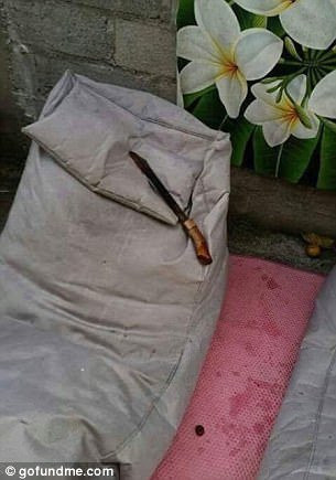 Lên cơn cuồng ghen, chồng nhẫn tâm chặt chân vợ trước mặt con