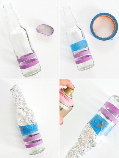 3 cách đơn giản biến lọ thủy tinh thành bình cắm hoa tuyệt đẹp