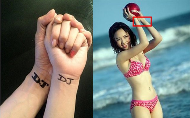 Xăm tên người yêu lên người, đến khi chia tay những ngôi sao này đã làm gì?