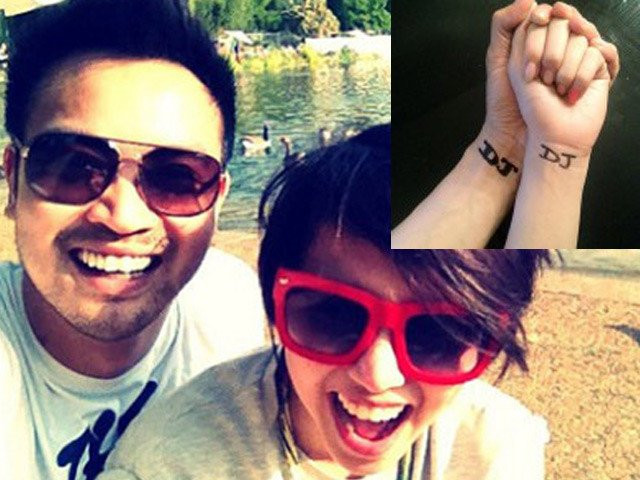 Xăm tên người yêu lên người, đến khi chia tay những ngôi sao này đã làm gì?