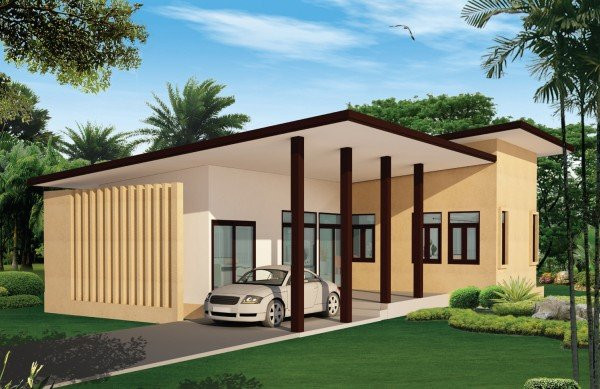 Những mẫu nhà 1 tầng cho vợ chồng trẻ đầy đủ công năng đẹp không tưởng