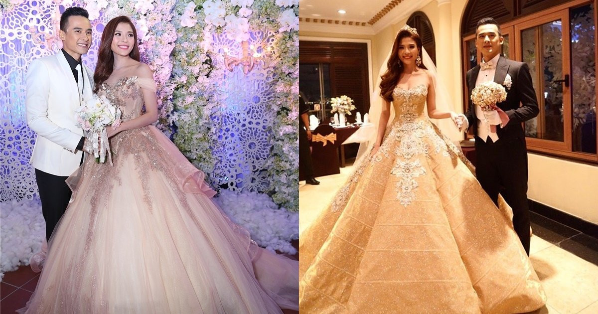 Những mẫu váy cưới xa hoa, đẳng cấp của sao Việt khiến sao thế giới cũng phải ngưỡng mộ