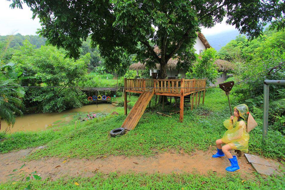 Cho bé yêu trèo đèo, lội suối, thử làm nông dân tại nông trại chỉ cách Hà Nội 40 phút