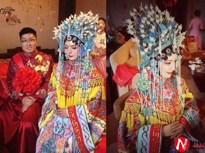 Choáng với đám cưới được làm như phim cổ trang, kiệu rước và sính lễ bạc tỷ