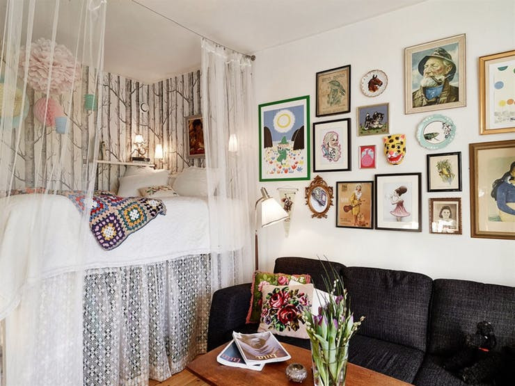 Giường trên cao: Giải pháp giúp phòng ngủ hẹp vừa đẹp vừa trở nên rộng rãi