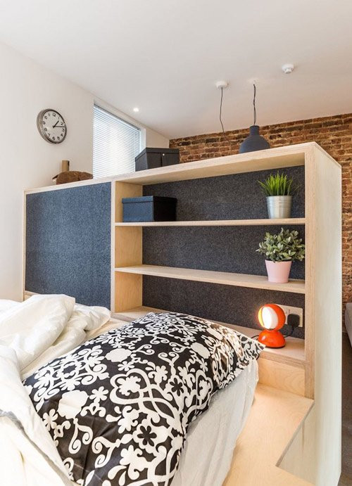 Ngỡ ngàng trước căn hộ 35m2 đảm bảo không gian sống sang chảnh cho 4 người