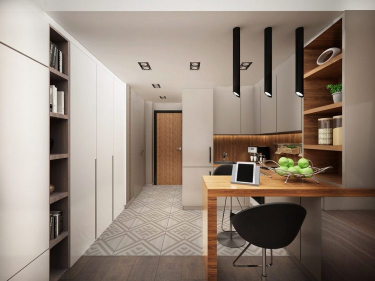 Bố trí thông minh, miếng đất méo mó 25m2 hóa căn nhà sang trọng bất ngờ