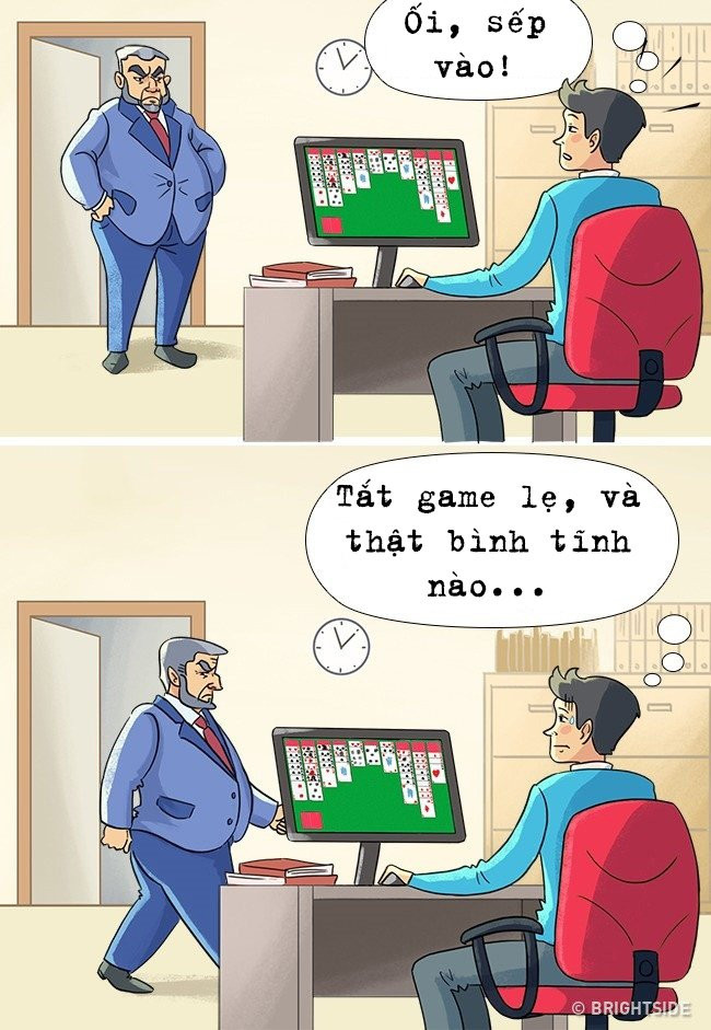 Bộ tranh mô tả chân thực những tình huống chỉ dân công sở mới hiểu