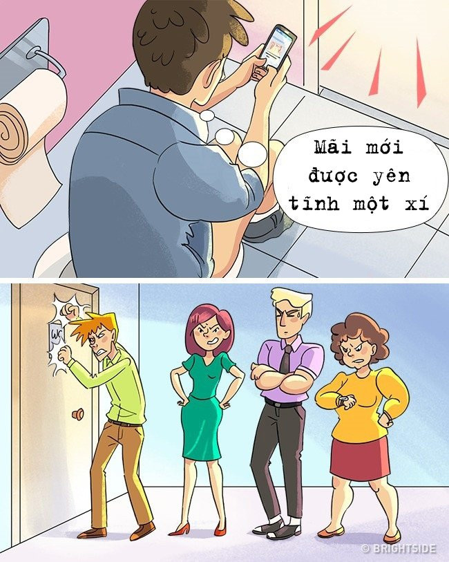 Bộ tranh mô tả chân thực những tình huống chỉ dân công sở mới hiểu