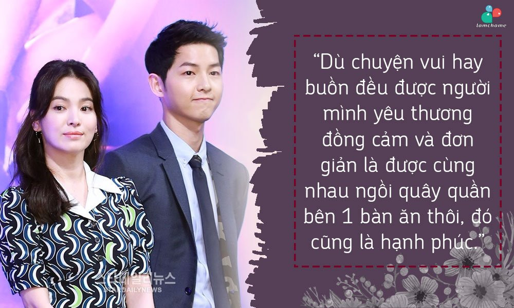 Song Hye Kyo: 'Song Joong Ki là sức mạnh của tôi trong mọi thời khắc khó khăn'
