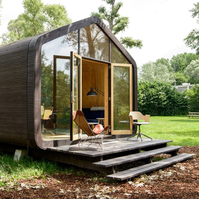 Ngôi nhà nhỏ 50m² đẹp lãng mạn và có thể “mang theo” đến bất kỳ đâu - Ảnh 4. Ngôi nhà nhỏ 50m² đẹp lãng mạn và có thể “mang theo” đến bất kỳ đâu - Ảnh 4.