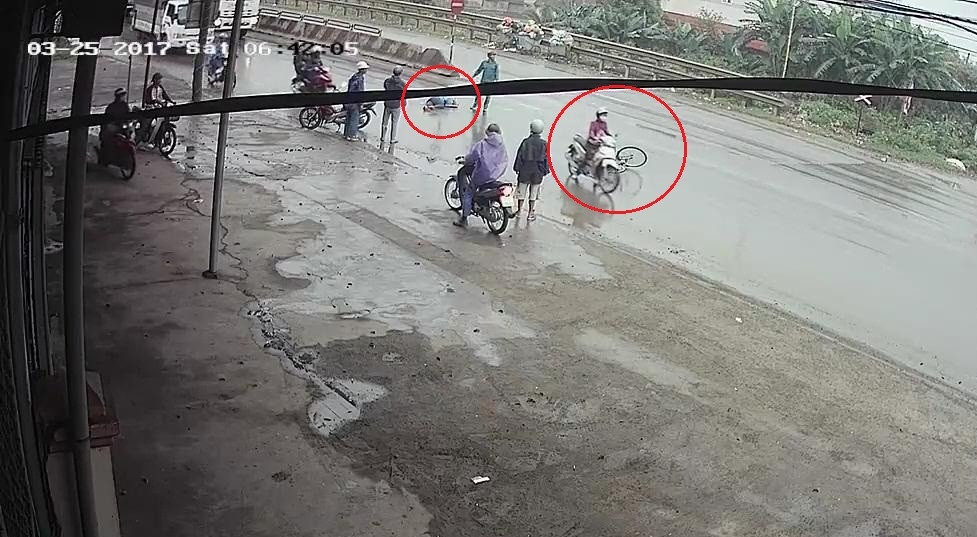 xe may bo chay sau va cham