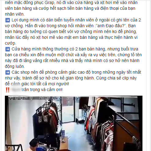 cuop mac dong phuc grab