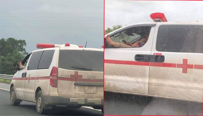 lai-xe-cuu-thuong-vua-lai-xe-vua-gac-chan-nghe-dien-thoai