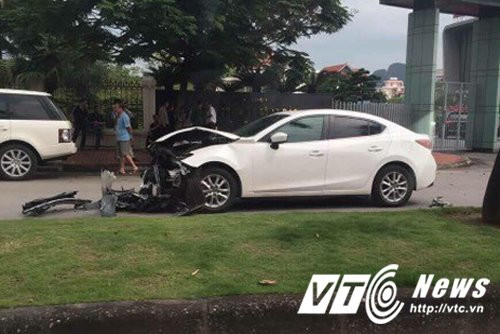 Hinh anh Dung phai ‘xe khung’, o to mazda nat dau o Quang Ninh