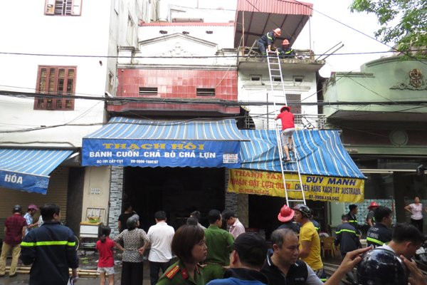 Hinh anh Chay quan banh cuon, 3 nguoi nhap vien o Hai Phong