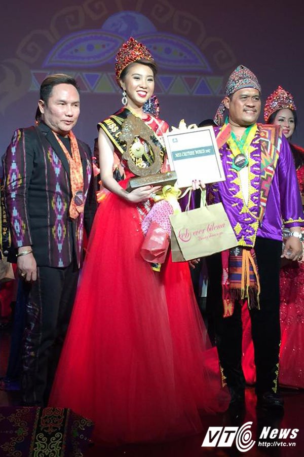 Hinh anh Nguoi dep Quang Ninh gianh giai Hoa hau Van hoa the gioi tai Philippines 3