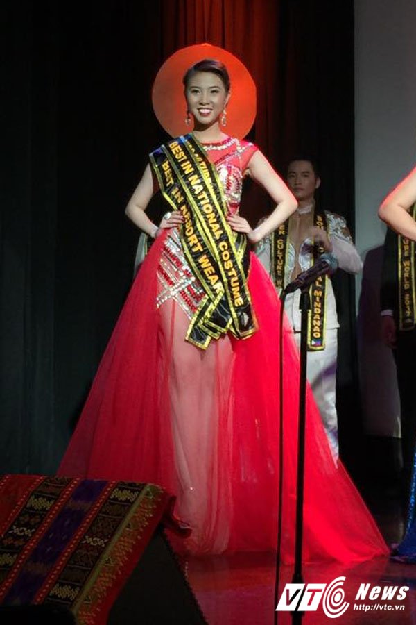 Hinh anh Nguoi dep Quang Ninh gianh giai Hoa hau Van hoa the gioi tai Philippines 3