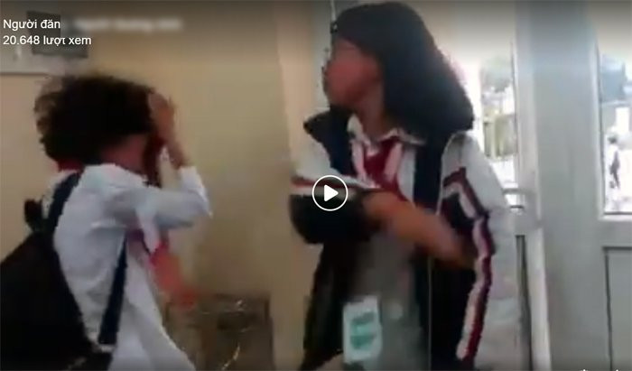 nu sinh quang ninh bi danh