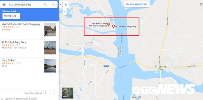 Khu di tich Bach Dang Giang - Google Maps 3