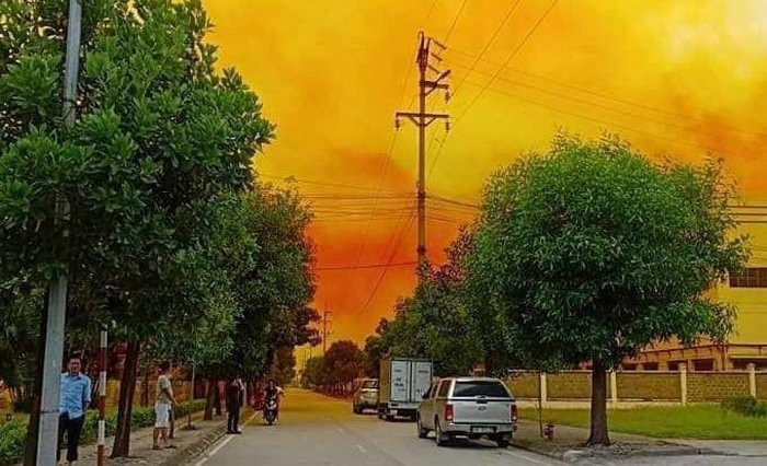 KCN phuc dien xay ra su co dap ma