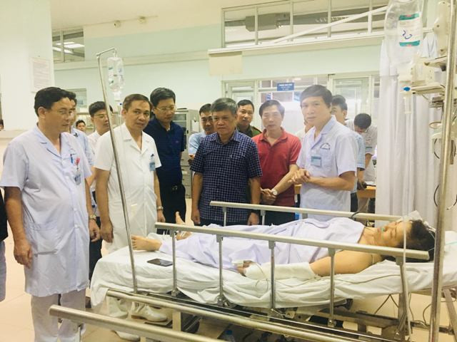 pcttt tham hoi nan nhan sap gian giao