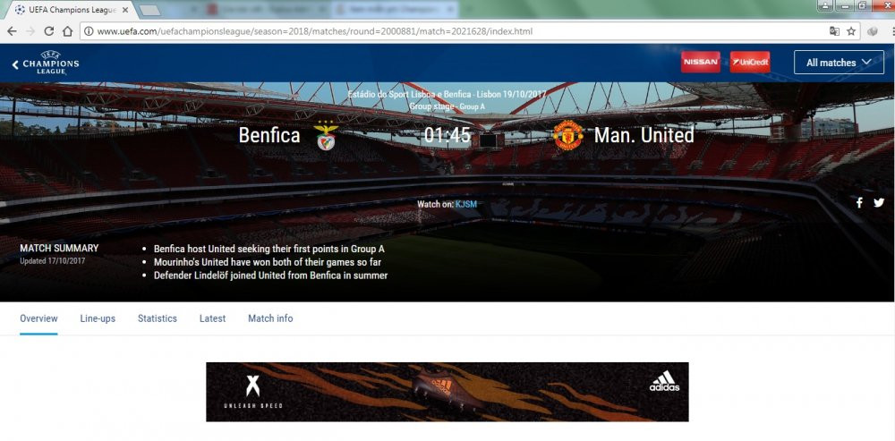 benfica vs mu