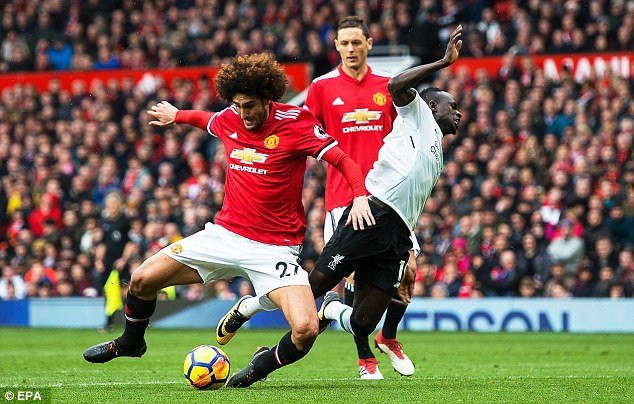 fellaini mane man united liverpool