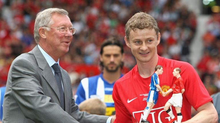 solskjaer alex ferguson