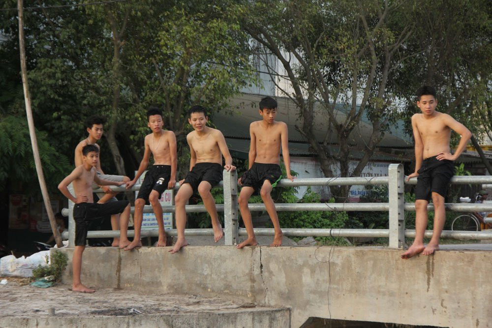 bãi tắm,nắng nóng,Hà Nội