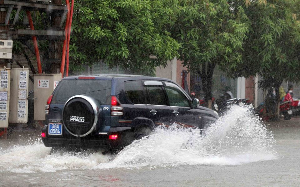 mưa lũ,áp thấp nhiệt đới,ngập lụt,Hà Tĩnh