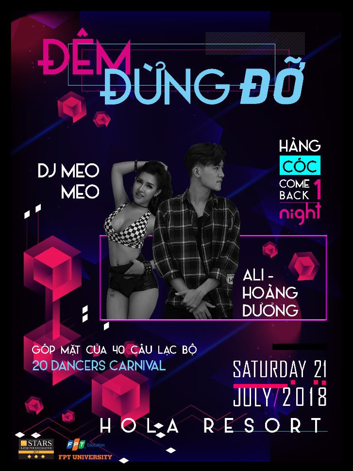 Ca sĩ Bảo Anh, Ali Hoàng Dương sẽ đốt cháy sân khấu “Đêm đừng đỡ” của Đại học FPT - Ảnh 2.