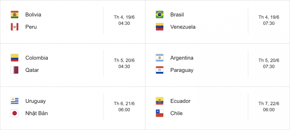 Lich Copa 2