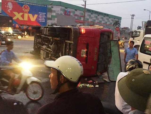 Hiện trường vụ tai nạn (ảnh: FB)