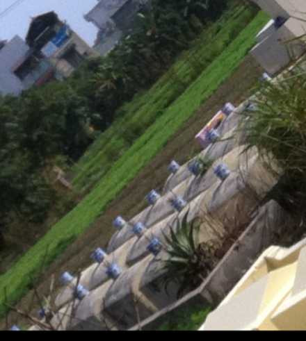 Ông Huyên đưa ra hình ảnh chứng minh 23 ngôi mộ dòng tộc nhà ông vốn được xây dựng ngay ngắn, thẳng hàng, được trông nom chăm sóc trong nghĩa trang, không thể nói là mộ vô chủ.