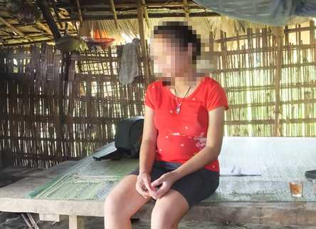 Cháu H đang mang bầu tháng thứ 7