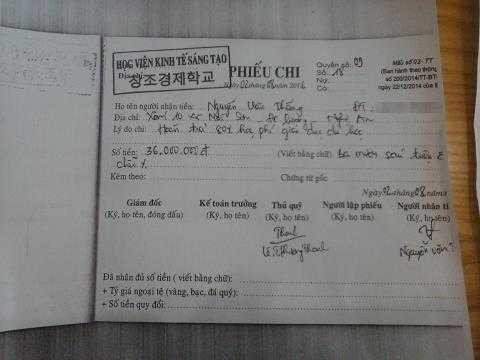 GS vang tuc, chui hoc vien: Hoa giai de lay lai tien