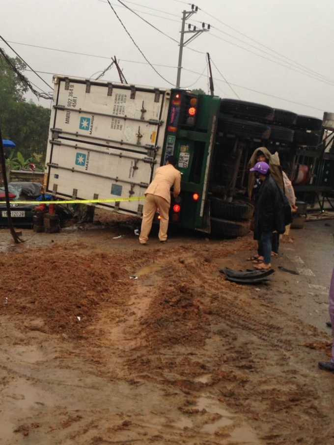 Hiện trường vụ việc. (Ảnh: Phuc Ngo)