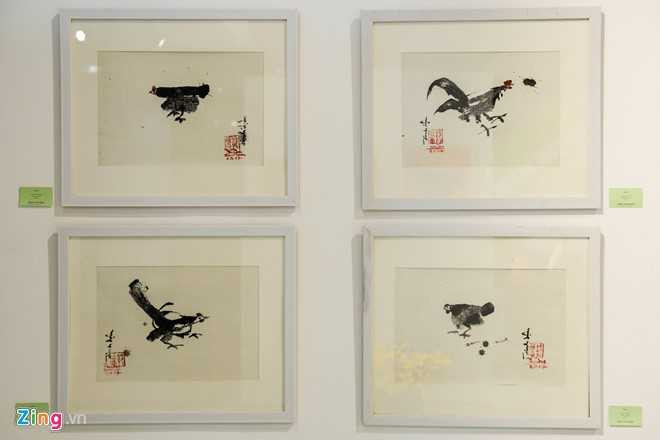 Trien lam 60 tac pham hinh tuong ga don Tet Dinh Dau hinh anh 8