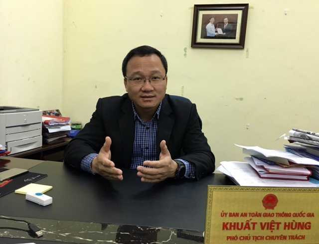 Ông Khuất Việt Hùng - Phó Chủ tịch Chuyên trách Ủy ban An toàn giao thông Quốc gia