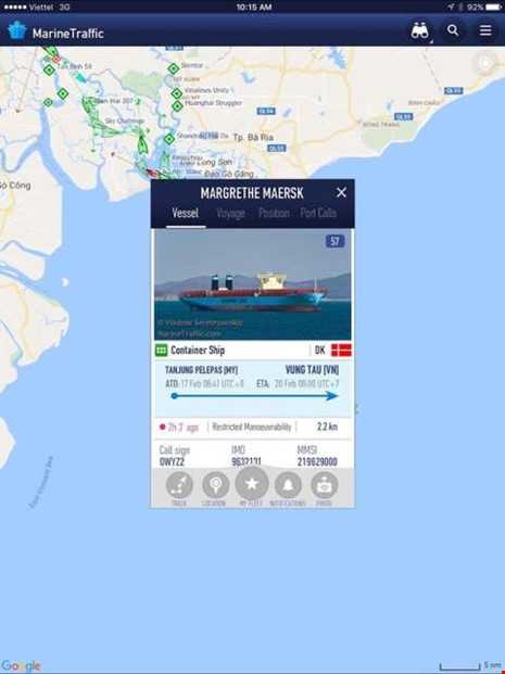 Siêu tàu gần 2 tỉ USD đang tiến vào Việt Nam - ảnh 1