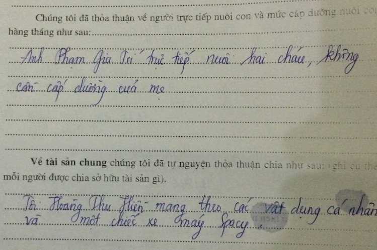 gia đình, ly hôn, tòa án, nuôi con