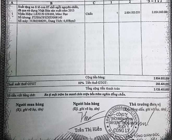 Nguoi tang xe Lexus 3 ty dong cho tinh Ca Mau len tieng hinh anh 3