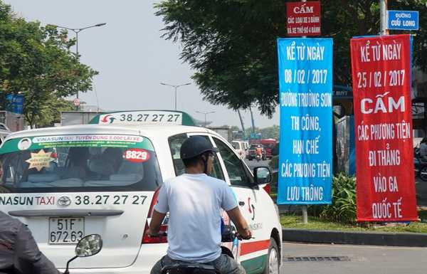 TPHCM, cửa ngõ Tân Sơn Nhất, kẹt xe, phân luồng giao thông, đường Trường Sơn,