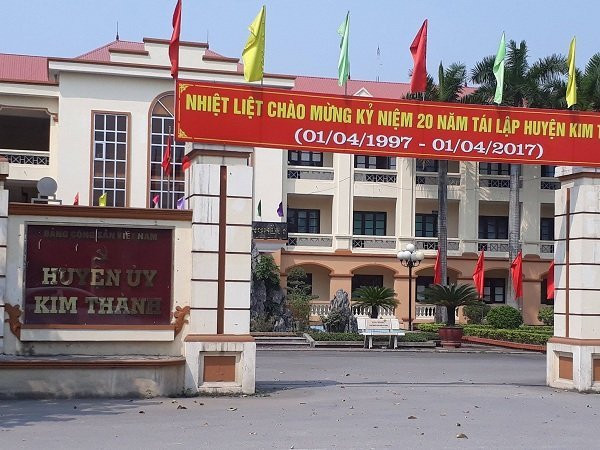 Hải Dương, cả họ làm quan, người nhà làm quan, bổ nhiệm cán bộ, bổ nhiệm người nhà, huyện Kim Thành