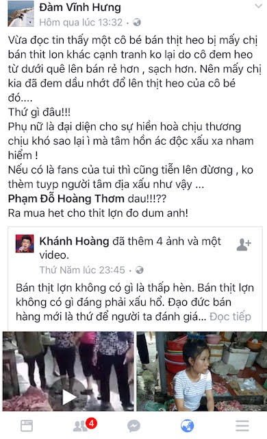 chi xuyen noi khong thay dam vinh hung nho ai mua thit lon hinh anh 1